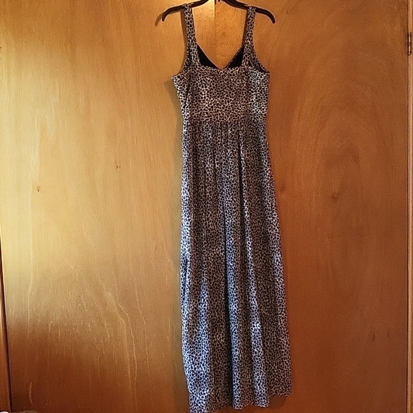 Sexy Leopard Maxi Dress! Chiffon Overlay, Fully Lined, 6 - Picture 16 of 17